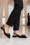 Black Textile Lightweight Women's Evening Dress Shoes 606058 Z Slim Fit - 2
