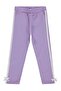 Bow Appliqué Tights for 6-9 Years - Lilac