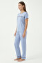Diana Glamour Viscose Short Sleeve Women's Pajama Set - 4