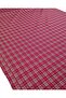 Red Brown Plaid Jacquard Knitted Fabric with a Full and Firm Shape, Flexible Width: 150cm - 4
