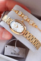 Premium Oval Case Women's Wristwatch Steel Band Japanese Movement Gift with Special Box Hmby2064C1 - 4