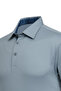 Men's Shirt Collar Egyptian Cotton Short Sleeve Buttoned Kagi Gray T-Shirt Classic Pattern - 5310 - 5