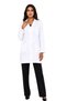 White Color Doctor Teacher Pharmacist Coat Jacket Collar - 6