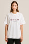 Pinterest Printed Crew Neck White T-Shirt T-Shirt