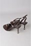 Seç S68 Heel-Height Women's Shoes (Heel Height: 9cm) Brown - 5