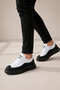 Jy507 Dara Lace-Up Leather Men's Casual Sneaker Shoes Cst White/Black - 3
