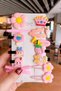 Pink Colored 14-Piece Clips and Snap Buckles - Buckle Set 14 Pieces