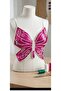 Stoned Butterfly Bustier Crop