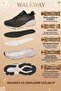Flexion g Black-White Memory Foam Unisex Sports Shoes - 5