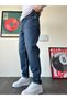 Antique Blue Comfortable Fit Boyfriend Jean Trousers K-12 - 3