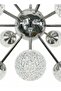Modern Lighting, Chandelier, Light, Light ball Special, Chrome Color, 60x60 cm, Suitable for bedroom and living room, Adjustable height - 4