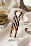 Pearlescent White French Pin Acetate Bone Modern Hair Bun Clip 9.2cm - Gift Non-Slip Stick Clip - 4