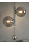 Modern Lighting, Single pendent, Light, Modern glass white light pendent, Chrome color 25x100 cm, Suitable for bedroom, kitchen, coffee shop - 7