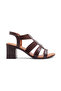 Bln S15 Metal Detailed Elastic Heeled Sandals - 3