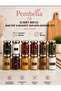 12 Pieces 800Cc Labeled Glass Spice Food Storage Jar Set with Metal Lids - 2