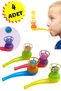 4Pcs Saxophone Ball Blowing Game Party Favor Educational Balance Skill Stress Relief Toy Popit Pipette Breath Ball Bounce Lift Game