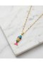 Aqumira Colorful Enamel Hanging Fish Necklace - 2