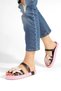 Women's Leather Floral Detailed Side Rope Wrapped Ready-To-Wear Sandals - 3