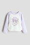 Long-sleeved printed top - 4