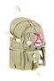 Kawaii Korean Style School Bag with Accessories for Girls and Boys First Quality Fully Lined Toy Accessory Set of 3 Korean Style Backpack + Lunch Bag + Pencil Case Bag - 5