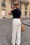 Women's Straw Handbag Luna Riviera Round Shaped Handcrafted Detailed Summer Model (Combined Product) - 3