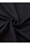 Printed Oversize Crew Neck T-Shirt - Black - 2