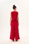 Red Vest and High-Waisted Wide-Leg Pants Eden Set - 6