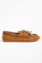G-03 Tan Suede Beaded String Casual Women's Ballerinas - 2