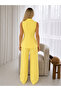 Double-Breasted Collar Gold Buttoned Vest Trousers Blazer Suit - 6