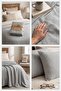 Gray Cotton Pique 200*230cm Bedspread - 2