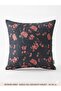 Botanika Series Indigo Rose Decorative Throw Pillow 45X 45 cm - 2