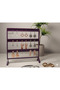 Stylish Modern Earring Stand, Purple Jewelry Organizer, Jewelry Stand, Earring Hanger, 3-Compartment Organizer