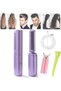 Rechargeable Mini Hair Straightener Brush | 3-in-1 Cordless Hair Styler for Curling, Straightening & Smoothing | Adjustable Temperature | Portable & Travel-Friendly - 7