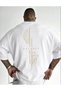 Men's Front and Back Gold Balance Printed Crewneck T-Shirt
