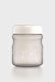 Rosie 900 ml Sablaj Patterned Mono Glass Jar 132082 Beige