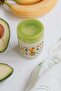 Dolce Patterned 210 ml Glass Food Jar with Silicone Seal 222003 Green - 3