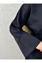 Şimal Belted Oversize Wide Sleeve Shirt-Çi̇513.5 Black - 2