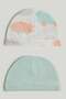 2 Pack Cotton Baby Hats