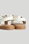 Cream Crochet Sandals - 3
