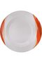 DC2151 Ocean Melamine Ware Dinner Set 14-Pieces, White/Orange (Pack of 2) - 6