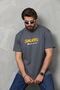 Basic Crew Neck Oversize T-Shirt - Smoked - - 4