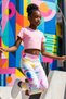 Girls' Corefit Crop Tee Contrast Stitched Sports Crop T-Shirt 5-12 Years - 2