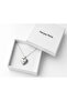 Silver Color Love Patterned Women's Memory Necklace 316L Stainless Steel Openable - 2