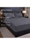 Super King Size Fitted Bedsheet – 200×200×25 CM Deep Pocket Comfort Bed Sheet with Pillow Case, Soft Breathable Fabric, Elastic All Around, Wrinkle Free ( grey) - 5