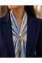 Women's Scarf Accessory with Pearls and Crystal Stones and Finger Ring - 2