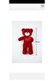 Heart-Shaped Plush Teddy Bear, Special Birthday Gift for Love, Playmate I - 2