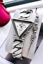 Triangle Case Gift Silver Color Women's Watch - Steel Band Japanese Machine Special Stylish Boxed Dkby2056C7 - 5
