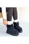 Zinya Black Suede Boots - 4