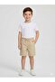 Boys' Summer Bermuda Shorts Elastic Waist Lace-Up Cotton Comfortable Fit Daily Use - 2