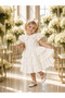 264 Girls' Stylish Ruffle Detailed Dress